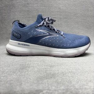 Brooks Glycerin 20 Shoes Womens Size 9.5 Blue Running Fleet Feet Cushion Comfort
